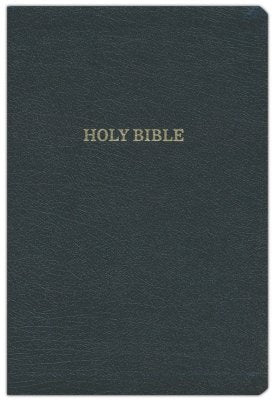 Nelson KJV Giant Print Reference Bible (Black Bonded Leather, Indexed)