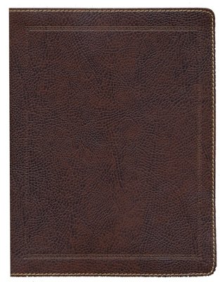 Journal the Word KJV Bible (Brown, Bonded Leather)