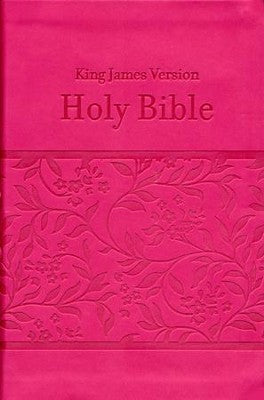 Deluxe Gift & Award KJV Bible (Pink)