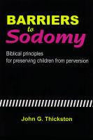 Barriers to Sodomy - Book Heaven - Challenge Press from REVIVAL LITERATURE